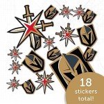 Desert Cactus Las Vegas Golden Knights Team NHL National Hockey League Sticker Vinyl Decal Laptop Water Bottle Car Scrapbook (Type 1-1)