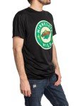 NHL Mens Alternate Team Logo Moisture Wicking Performance Rashguard Short Sleeve T-Shirt (Minnesota Wild, XX-Large)