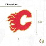 Desert Cactus Calgary Flames NHL Patch – National Hockey League Embroidered Iron On/Sew On Applique for Blazers, Jackets, Backpacks, Bags, Hats & Tactical Gear