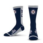 For Bare Feet NHL WINNIPEG JETS MVP Crew Sock Team Color Large
