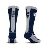 For Bare Feet NHL WINNIPEG JETS MVP Crew Sock Team Color Large