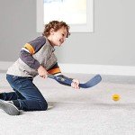 Franklin Sports Nashville Predators NHL Mini Hockey Stick Set - NHL Team Knee Hockey Stick and Ball Set - Two Players - Great Toy for Kids