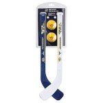 Franklin Sports Nashville Predators NHL Mini Hockey Stick Set - NHL Team Knee Hockey Stick and Ball Set - Two Players - Great Toy for Kids