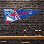 Rico Industries NHL Hockey New York Rangers Primary 12" x 30" Felt Wall Décor Pennant - Great for Home/Bed Room/Man Cave Décor