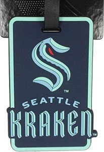 Aminco NHL Seattle Kraken NHL Seattle Kraken Soft Bag Tag, Team Color, One Size