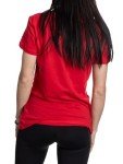 Calhoun NHL Surf & Skate Women's Distressed Print Fitted Crew Neck Premium T-Shirt (New Jersey Devils, Large)