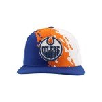 ZHATS Standard NHL Officially Licensed Adjustable Snapback Hat Flat Bill Z11 Retro Paintbrush, Team Color, One Size