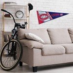 Rico Industries NHL Hockey Montreal Canadiens Primary 12" x 30" Felt Wall Décor Pennant - Great for Home/Bed Room/Man Cave Décor