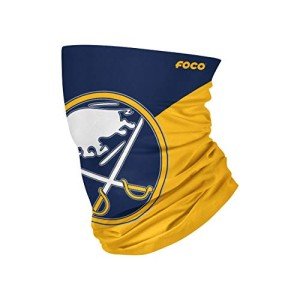 FOCO Buffalo Sabres NHL Big Logo Gaiter Scarf, Large