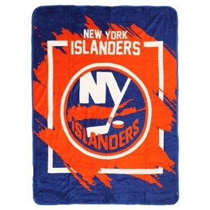 Northwest NHL New York Islanders Micro Raschel Throw Blanket, 46" x 60", Dimensional