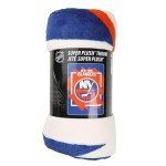 Northwest NHL New York Islanders Micro Raschel Throw Blanket, 46" x 60", Dimensional