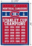 Trends International NHL Montreal Canadiens Champions 13 Wall Poster, 22.375" x 34", Unframed Version