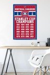 Trends International NHL Montreal Canadiens Champions 13 Wall Poster, 22.375" x 34", Unframed Version