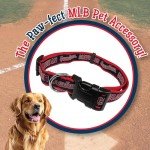 MLB Cleveland Guardians Licensed PET Collar, Large - Heavy-Duty, Strong, and Durable Dog Collar. Available in 30 Baseball Teams and 4 Sizes
