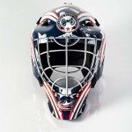 Franklin Sports Columbus Blue Jackets NHL Hockey Goalie Face Mask - Goalie Mask for Kids Street Hockey - Youth NHL Team Masks for Kids