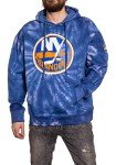 Calhoun NHL Surf & Skate Unisex Spiral Tie Dye Ultra-Soft Pullover Hoodie – The Sunset Collection (New York Islanders, Large)