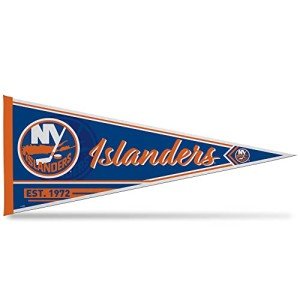 Rico Industries NHL Hockey New York Islanders Classic 12" x 30" Felt Wall Décor Pennant - Great for Home/Bed Room/Man Cave Décor