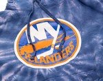 Calhoun NHL Surf & Skate Unisex Spiral Tie Dye Ultra-Soft Pullover Hoodie – The Sunset Collection (New York Islanders, Large)