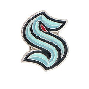 Desert Cactus Seattle Kraken Lapel Pin NHL Team Logo National Hockey League Enamel Made of Metal (Lapel Pin)