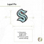 Desert Cactus Seattle Kraken Lapel Pin NHL Team Logo National Hockey League Enamel Made of Metal (Lapel Pin)