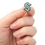 Desert Cactus Seattle Kraken Lapel Pin NHL Team Logo National Hockey League Enamel Made of Metal (Lapel Pin)