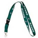 Desert Cactus Dallas Stars Lanyard NHL National Hockey League Car Keys ID Badge Holder Keychain Detachable Breakaway Snap Buckle (Lanyard 1 - Green)