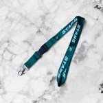 Desert Cactus Dallas Stars Lanyard NHL National Hockey League Car Keys ID Badge Holder Keychain Detachable Breakaway Snap Buckle (Lanyard 1 - Green)