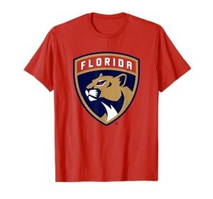 Florida Panthers Icon Red Officially Licensed T-Shirt