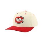 ZHATS Standard NHL Officially Licensed Adjustable Snapback Hat Marquee Ivory, One Size