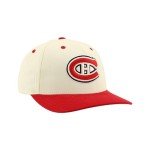 ZHATS Standard NHL Officially Licensed Adjustable Snapback Hat Marquee Ivory, One Size