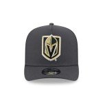 New Era NHL 9FIFTY A-Frame Adjustable Snapback Hat Cap One Size (US, Alpha, One Size, Vegas Golden Knights - Graphite)