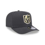 New Era NHL 9FIFTY A-Frame Adjustable Snapback Hat Cap One Size (US, Alpha, One Size, Vegas Golden Knights - Graphite)