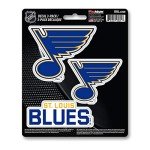 FANMATS NHL St. Louis Blues Team Decal, 3-Pack