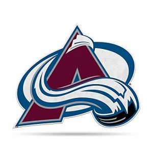 Rico Industries NHL Colorado Avalanche Primary Shape Cut Pennant - Home and Living Room Décor - Soft Felt EZ to Hang, 18x0.10x18