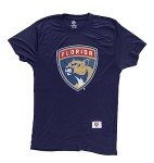 NHL Mens Loose Fit Performance Rashguard Wicking Short Sleeve Shirt (Florida Panthers, XX-Large)