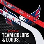 Franklin Sports Washington Capitals NHL Mini Hockey Stick Set - NHL Team Knee Hockey Stick and Ball Set - Two Players - Great Toy for Kids