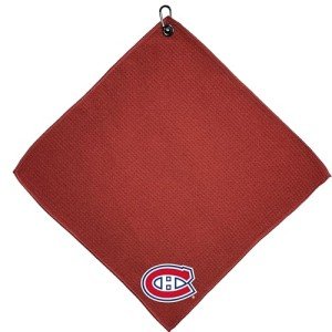 Team Golf NHL Montreal Canadiens Microfiber Golf Towel, 15x15 (Multicolor)