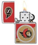 Zippo NHL Ottawa Senators 2024 Street Chrome Pocket Lighter