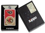 Zippo NHL Ottawa Senators 2024 Street Chrome Pocket Lighter