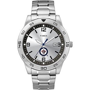 Timex Tribute Men's NHL Citation 42mm Watch – Winnipeg Jets with Stainless Steel Expansion Band