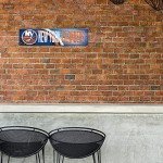 Rico Industries HSN8401 Plastic Street Sign , New York Islanders