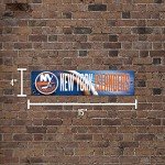 Rico Industries HSN8401 Plastic Street Sign , New York Islanders