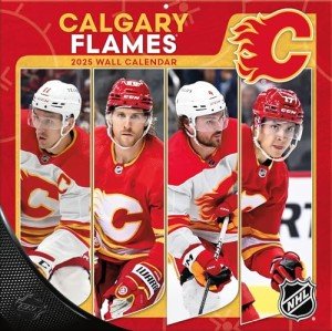 TURNER SPORTS Calgary Flames 2025 12x12 Team Wall Calendar (25998011934)