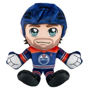 Bleacher Creatures Edmonton Oilers Leon Draisaitl 8" NHL Kuricha Sitting Plush - Soft Chibi Inspired NHL Superstar