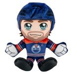 Bleacher Creatures Edmonton Oilers Leon Draisaitl 8" NHL Kuricha Sitting Plush - Soft Chibi Inspired NHL Superstar