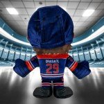 Bleacher Creatures Edmonton Oilers Leon Draisaitl 8" NHL Kuricha Sitting Plush - Soft Chibi Inspired NHL Superstar