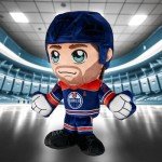 Bleacher Creatures Edmonton Oilers Leon Draisaitl 8" NHL Kuricha Sitting Plush - Soft Chibi Inspired NHL Superstar