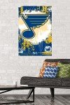 Trends International NHL St. Louis Blues - Maximalist Logo 23 Wall Poster, 34L x 22.4W, Unframed Version