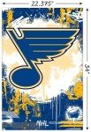 Trends International NHL St. Louis Blues - Maximalist Logo 23 Wall Poster, 34L x 22.4W, Unframed Version