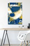 Trends International NHL St. Louis Blues - Maximalist Logo 23 Wall Poster, 34L x 22.4W, Unframed Version